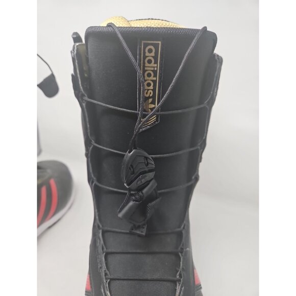 ADIDAS SNOWBPARDING BOOT D69147 | BLACK/COLLEGIATE RED/GOLD MENS 13 - Picture 7 of 7